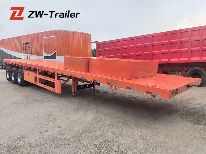 40ft Container Flatbed Semi Trailer