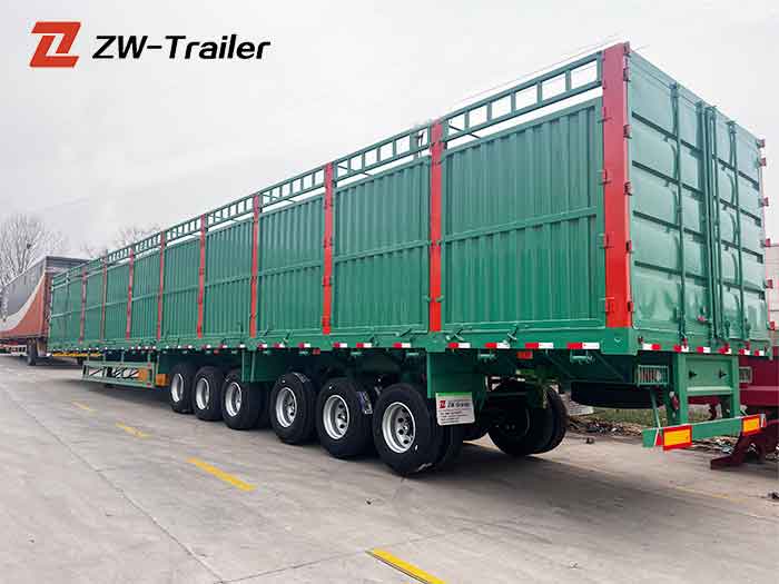 West Africa transport corridor semi trailer