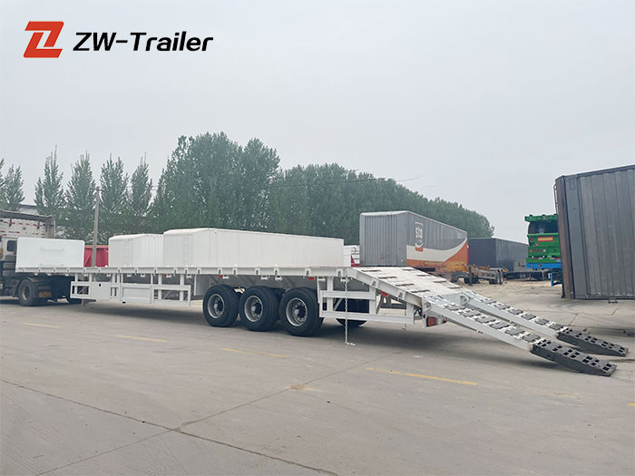 Flatbed semi trailer manufacturer China