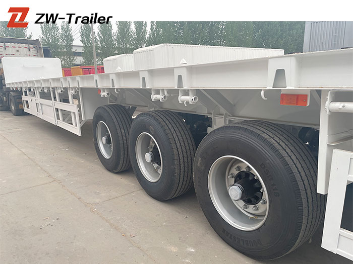 Buy 60 ton flatbed trailer direct from factory