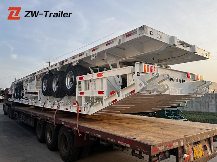 Flatbed semi trailer manufacturer China