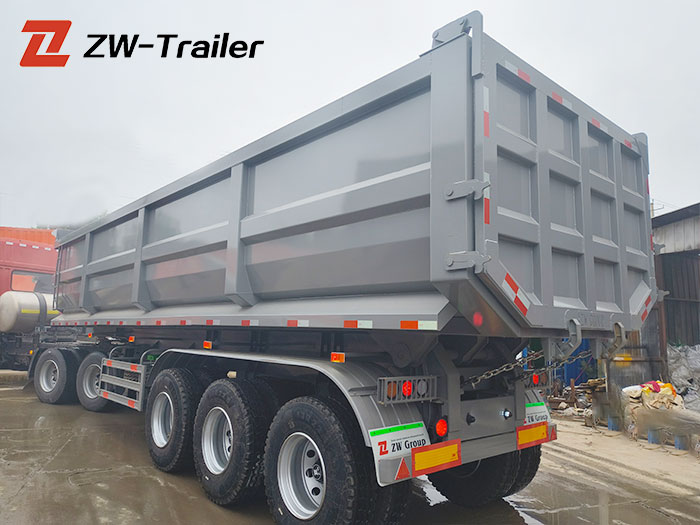 U shape tipping semi trailer supplier