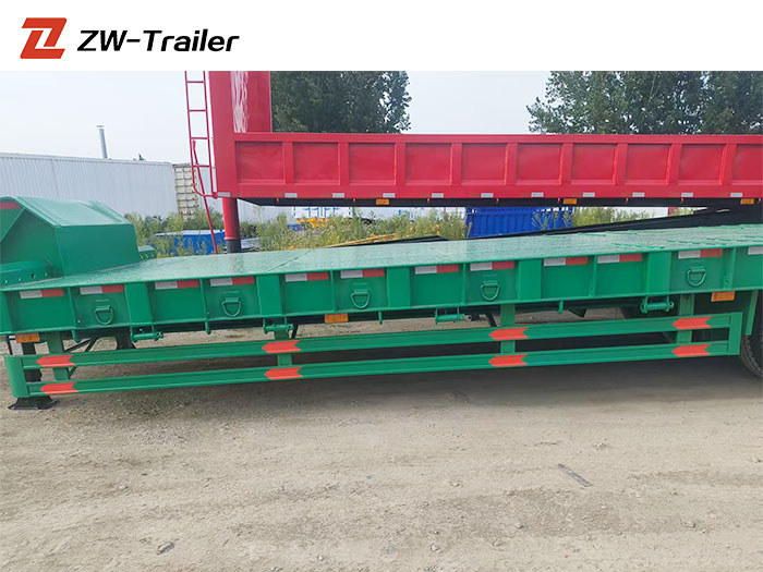 3 axle 60 ton lowbed trailer