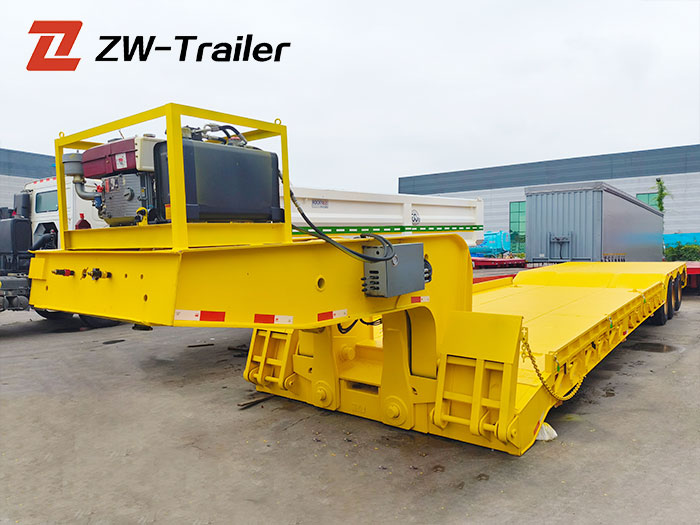 3 axle RGN trailer