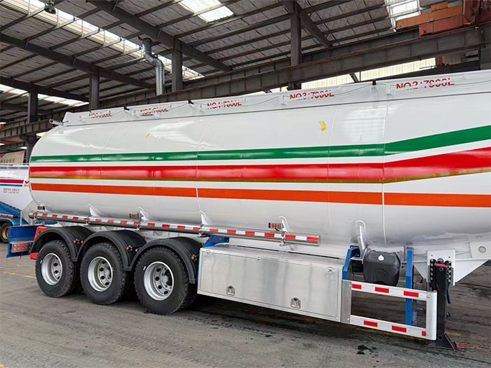 aluminum fuel tanker semi trailer for sale