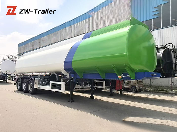 lightweight aluminum fuel tanker trailer
