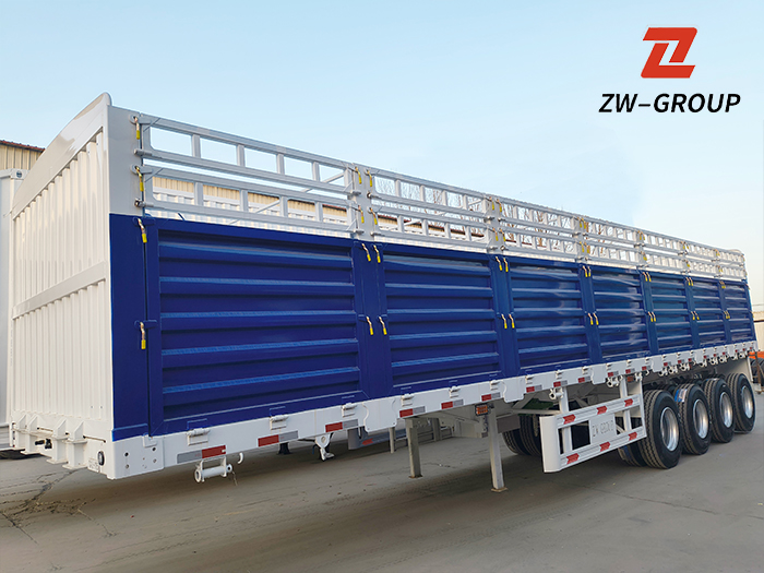 cargo transport fence trailer manufacturer in China