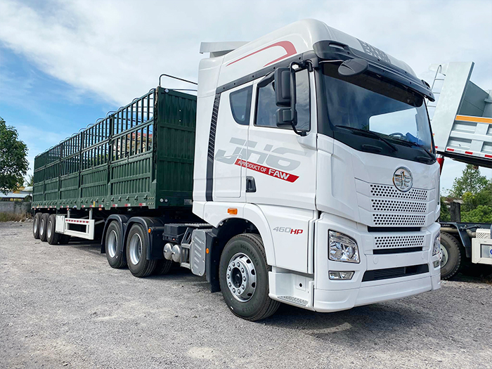 Best CNG tractor head FAW JH6 for Lagos port transport