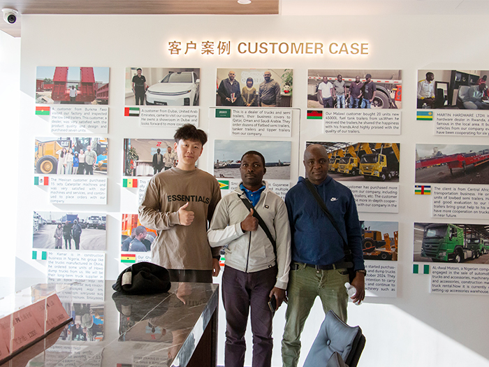 Tanzanian Client Buy ZW Group 4 Axle 80 Ton Lowbed Semi Trailer