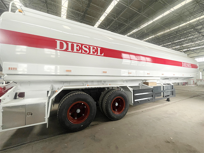 2 axle fuel tanker semi trailer for sale