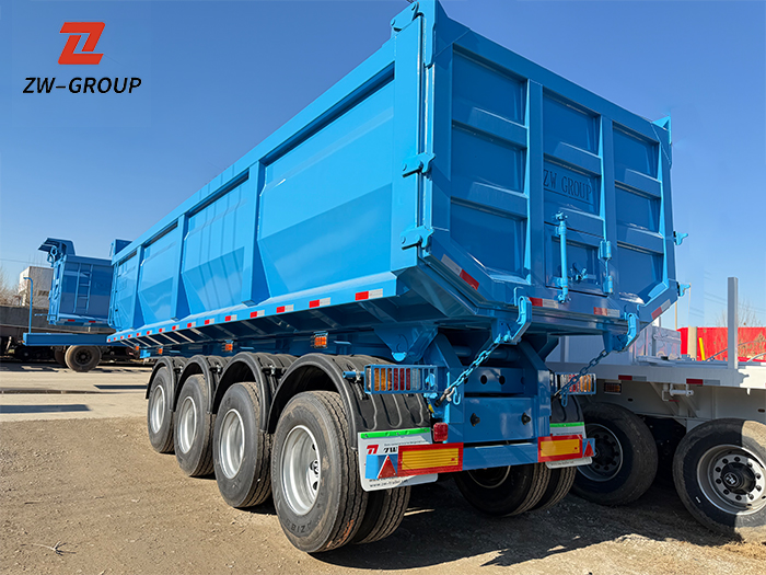 Coal Transport U Type 40CBM Sand Transport Trailer