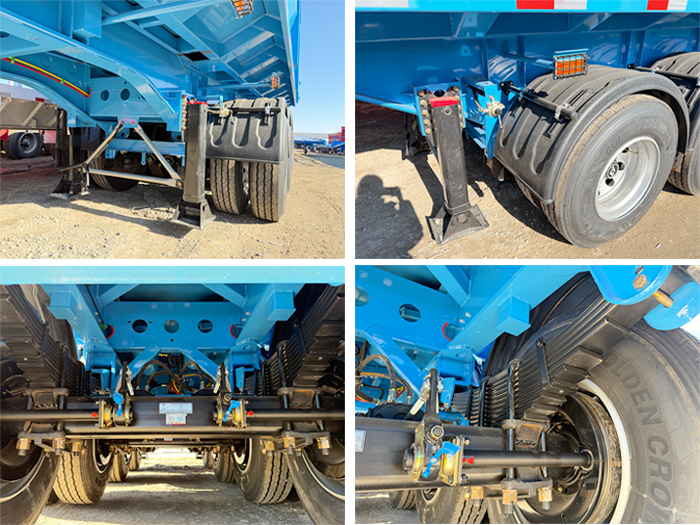 4 Axle Dump Semi Trailer for Sale