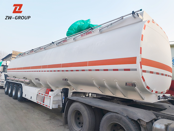 54000L Carbon Steel Fuel Tanker Semi Trailer