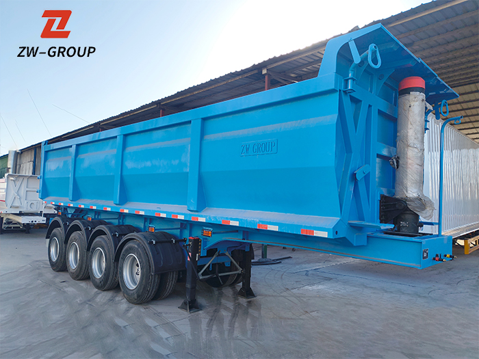 4 axle dump trailer price