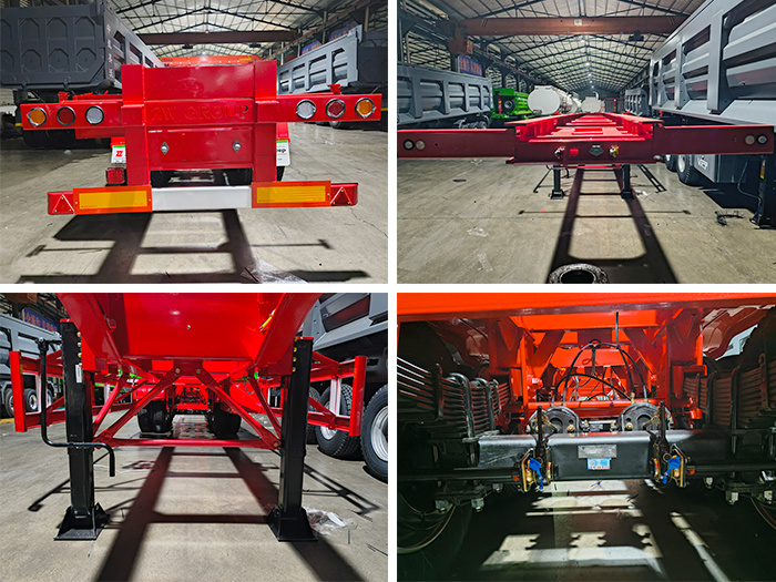 Skeleton Semi Trailer Tanzania