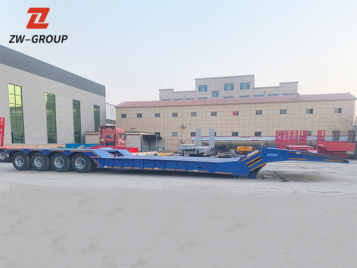 hydraulic gooseneck lowboy trailer