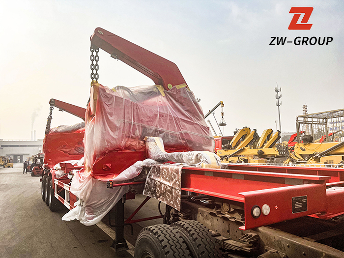 ZW Group MQH37A Container Side Loader Semi Trailer for Dar es Salaam Port