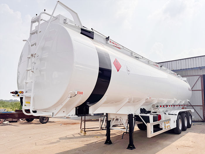 Carbon Steel Tanker Semi Trailer – DR Congo Fuel Transport