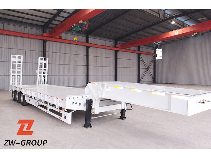 Lowboy Semi Trailer 60 Ton