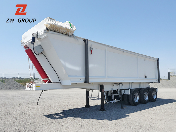 40CBM Dump Semi Trailer wil be export to Australian