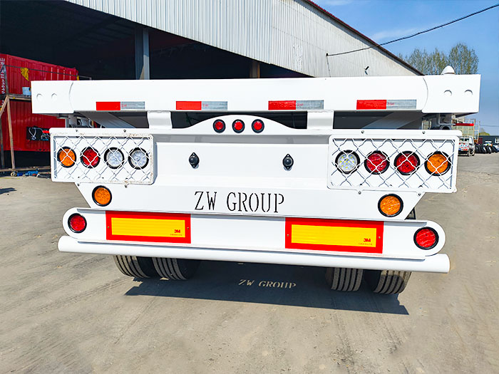 4 Axle Flatbed Semi Trailer for Sale
