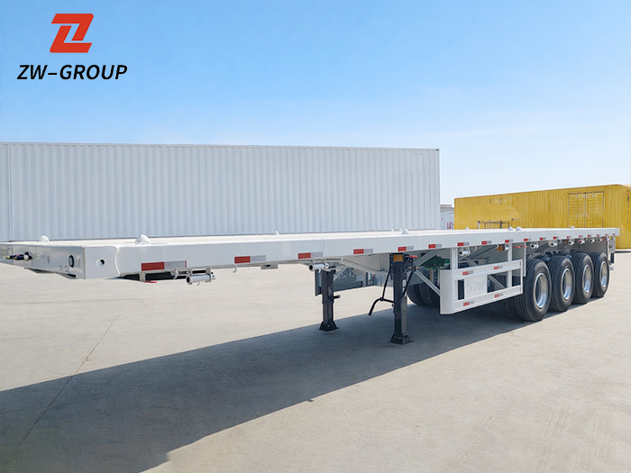 4 axle flatbed trailer for sale