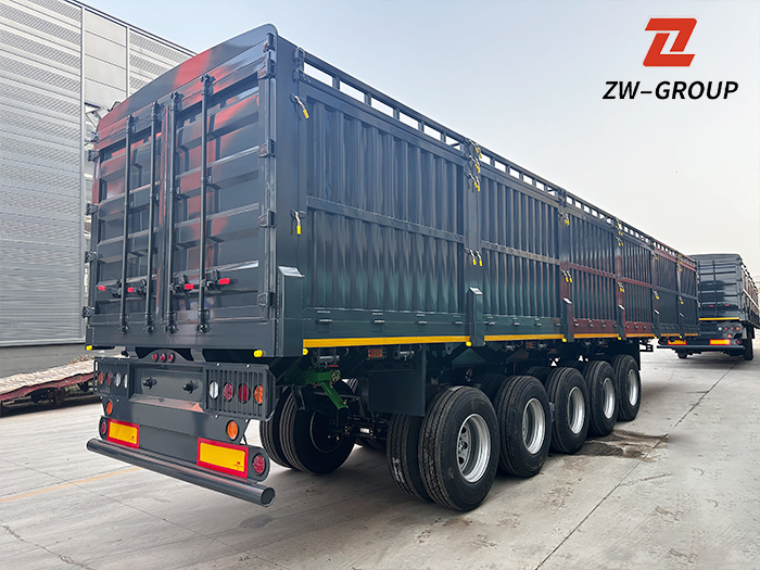 heavy duty fence semi trailer 80-100 ton