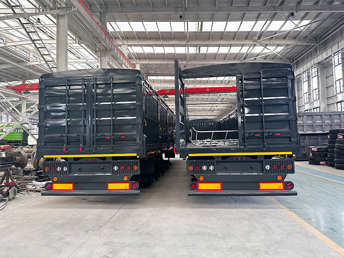 ZW Group 5 axle 80-100ton cargo transport fence semi trailer