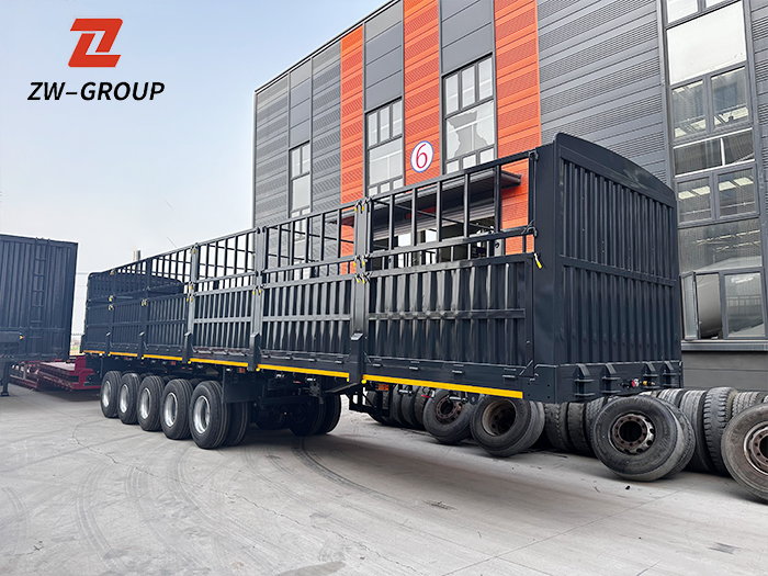 5 Axle Cargo Transport Fence Semi Trailer