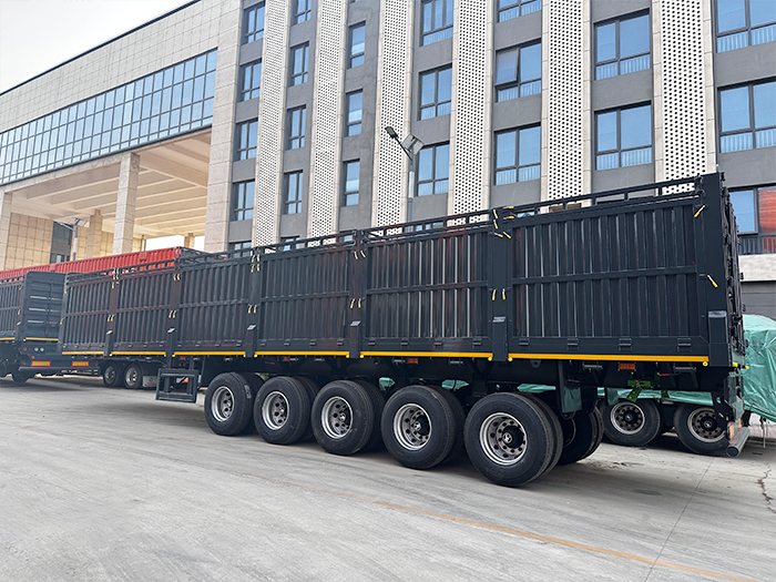 5 Axle Cargo Transport Fence Semi Trailer