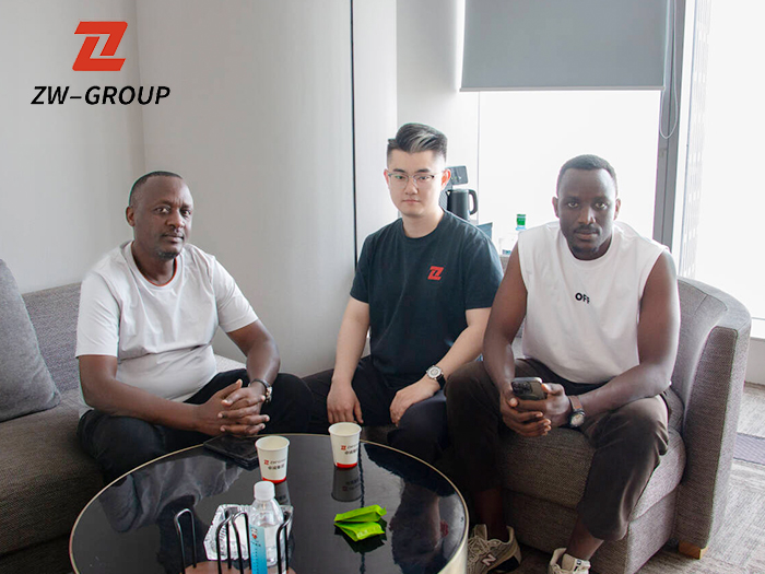 Rwanda Customer Buy ZW Group 60 Ton Flatbed Semi Trailer