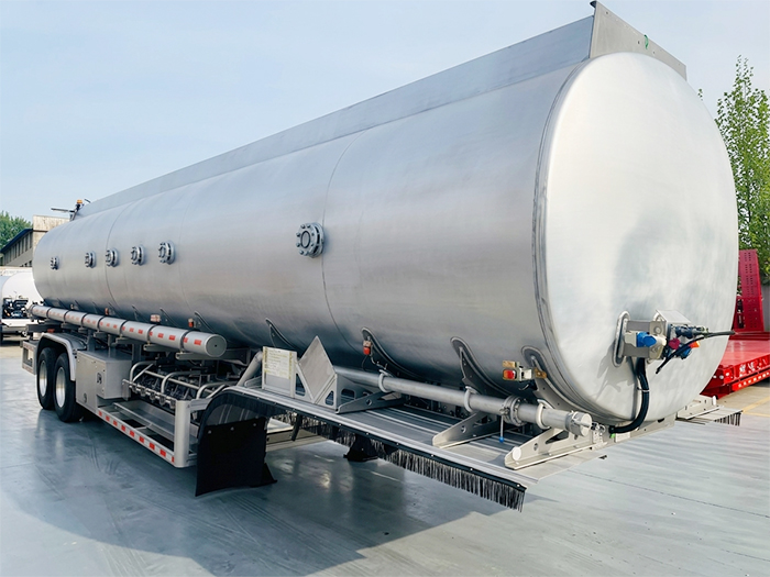 2 Axle Aluminum Fuel Tanker Semi Trailer