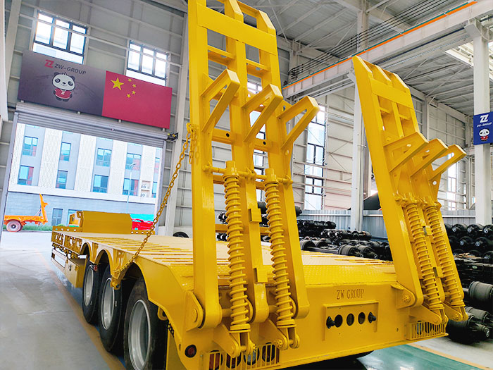 Africa lowbed semi trailer supplier
