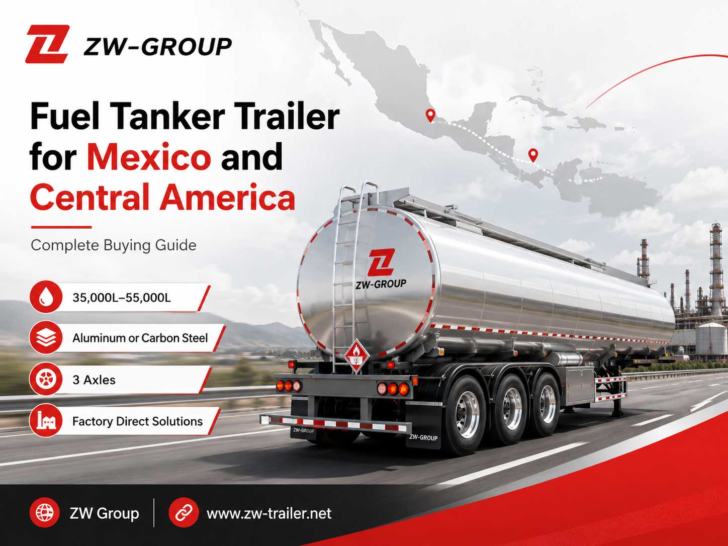 Fuel Tanker Trailer for Mexico and Central America: Complete Buying Guide