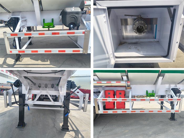 China fuel tanker trailer supplier for Colombia