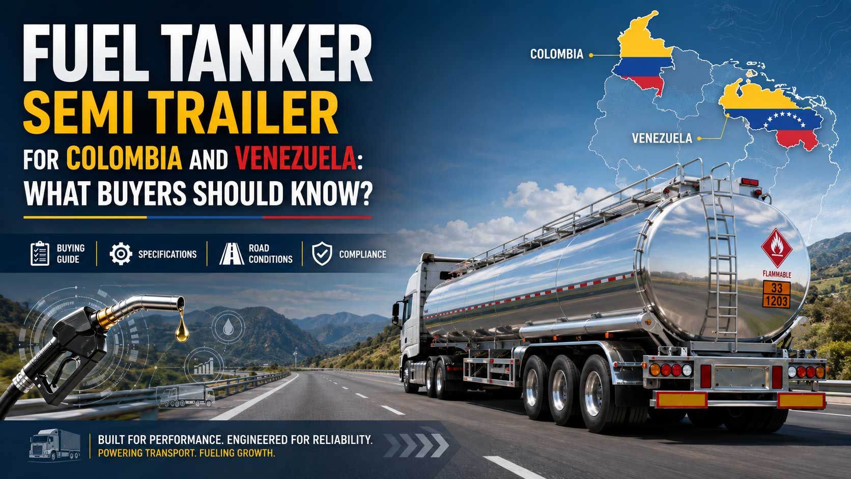 How Should Buyers Know Before Importing a Fuel Tanker Semi Trailer to Colombia and Venezuela?