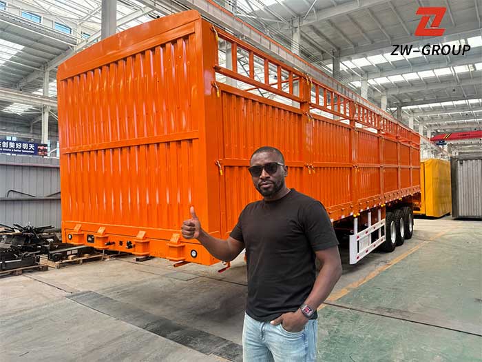 How Did Ghana Client Sarmor Rorbert Approve His 4 Axle Cargo Trailer Order from ZW Group?