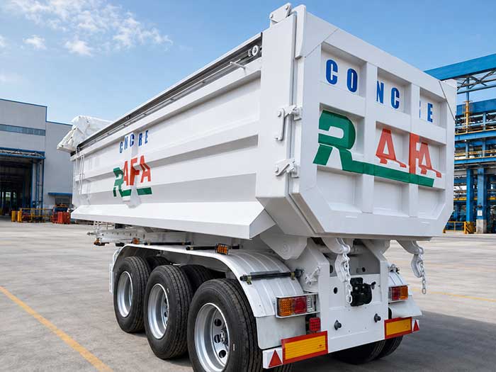 China Manufacturer 3 Axle 60Ton Dump Semi Trailer for Bulk Cargo China Manufacturer 3 Axle 60Ton Dump Semi Trailer for Bulk Cargo