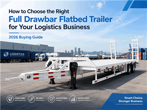 How to Choose the Right Full Drawbar Flatbed Trailer for Logistics Business (2026 Buying Guide)