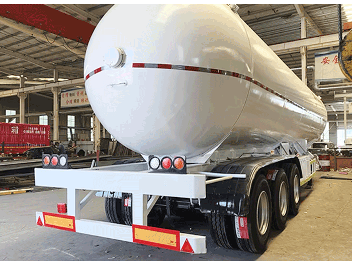 3 axle LPG tanker semi trailer