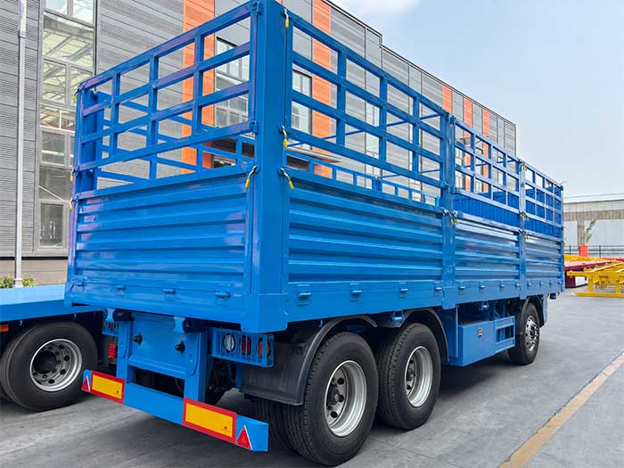 3 Axle Fence Full Drawbar Trailer