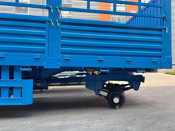 3 axle cargo transport fence full drawbar trailer 3 axle cargo transport fence full drawbar trailer