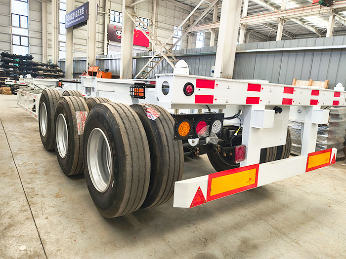 Skeleton Semi Trailer for Container Shipping