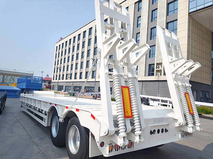 2 Axle Lowboy Semi Trailer
