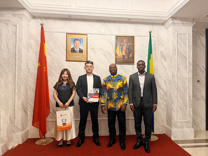 ZW Group Meets Gabon Ambassador in Beijing | Heavy Transport & Construction Machinery Cooperation