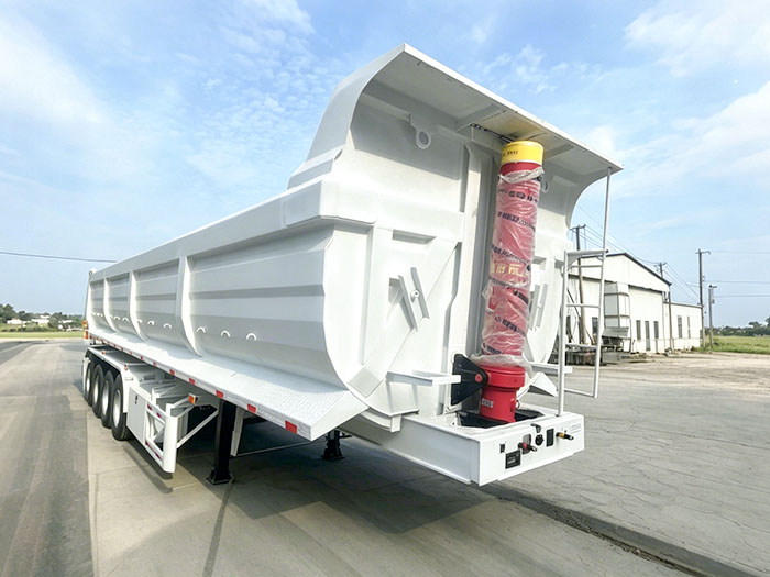 4 Axle 40CBM Dump Semi Trailer
