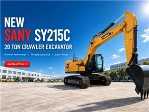 SANY SY215C Crawler Excavator 20 Ton for Sale | Reliable Hydraulic Excavator for Construction