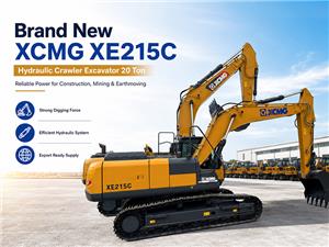 Brand New XCMG XE215C Hydraulic Crawler Excavator 20 Ton for Sale