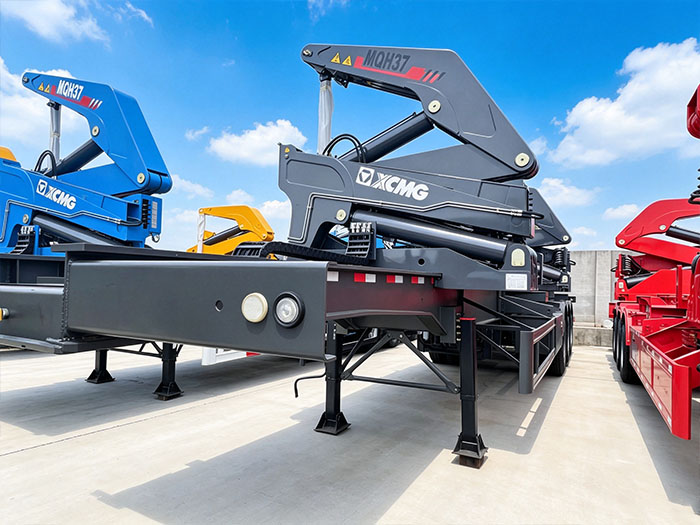 XCMG MQH37 37 Ton 3 Axle 40ft Container Side Loader Trailer for 20ft & 40ft Containers