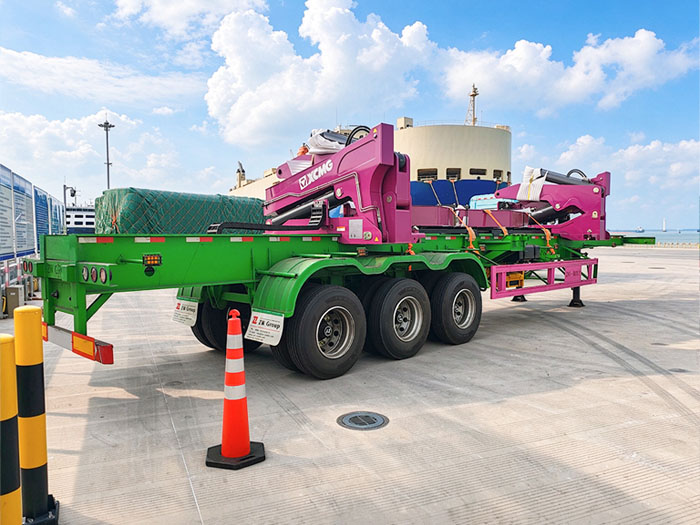3 Axle Container Side Loader Trailer